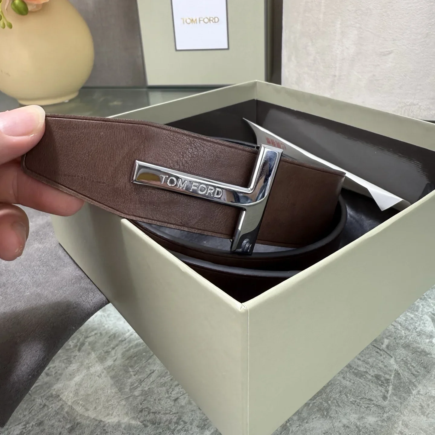 TOM FORD Belts Leather 170202607050778 - Image 7
