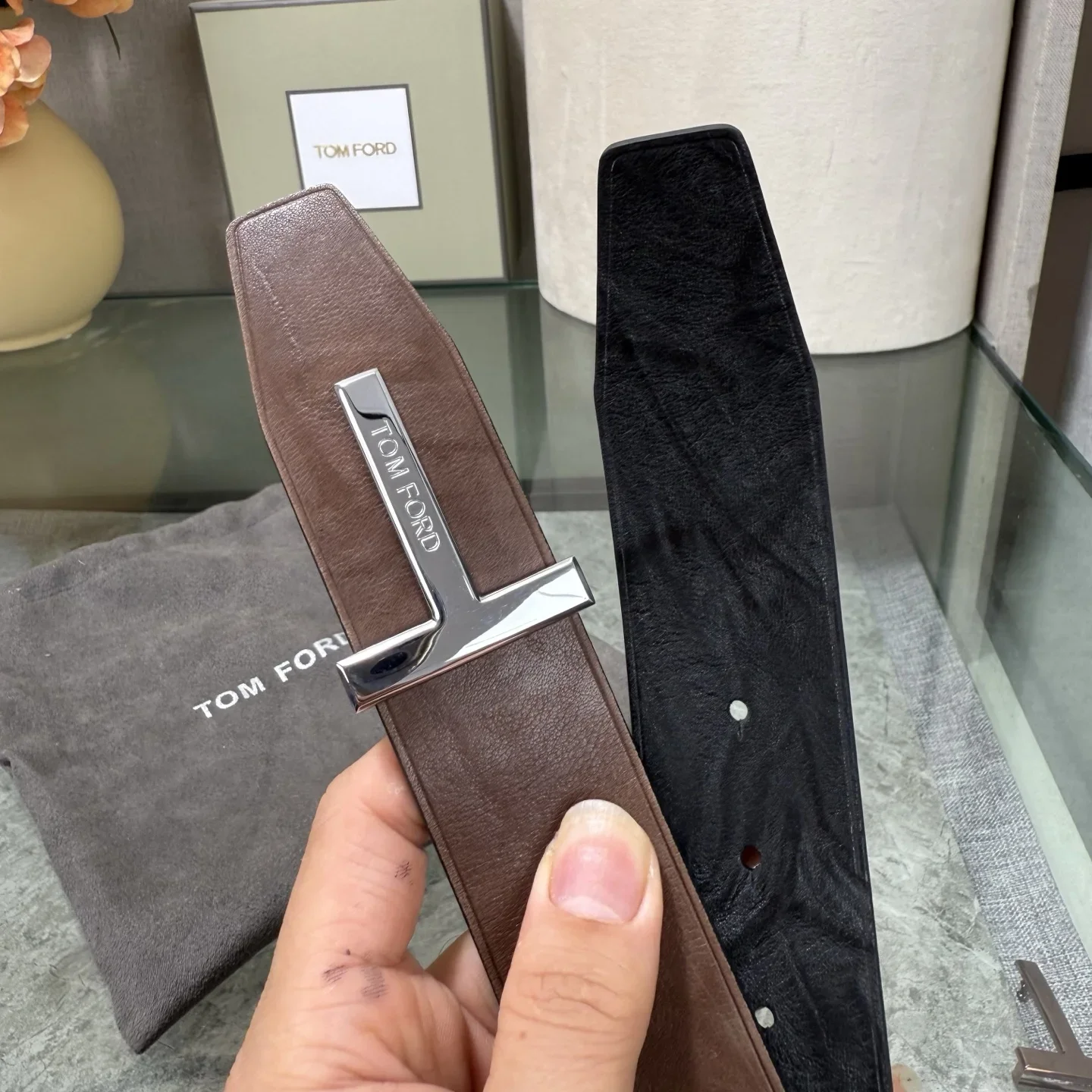 TOM FORD Belts Leather 170202607050778 - Image 8