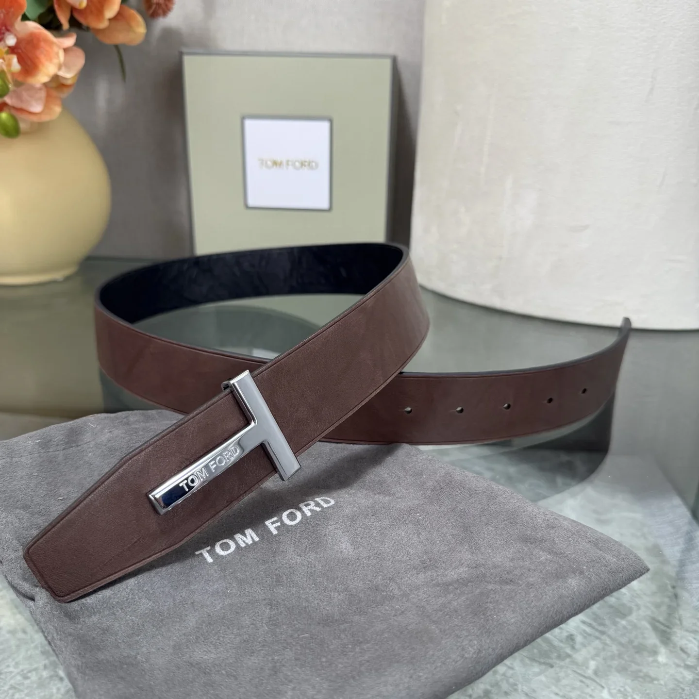 TOM FORD Belts Leather 170202607050778 - Image 9