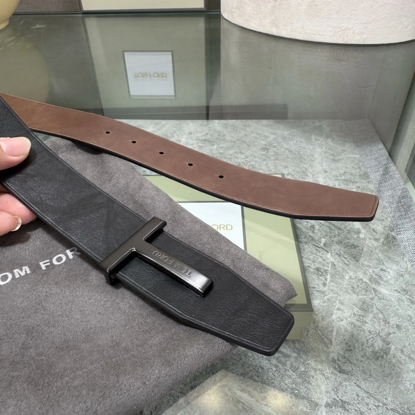 TOM FORD Belts Leather 170202607050779 - Image 4