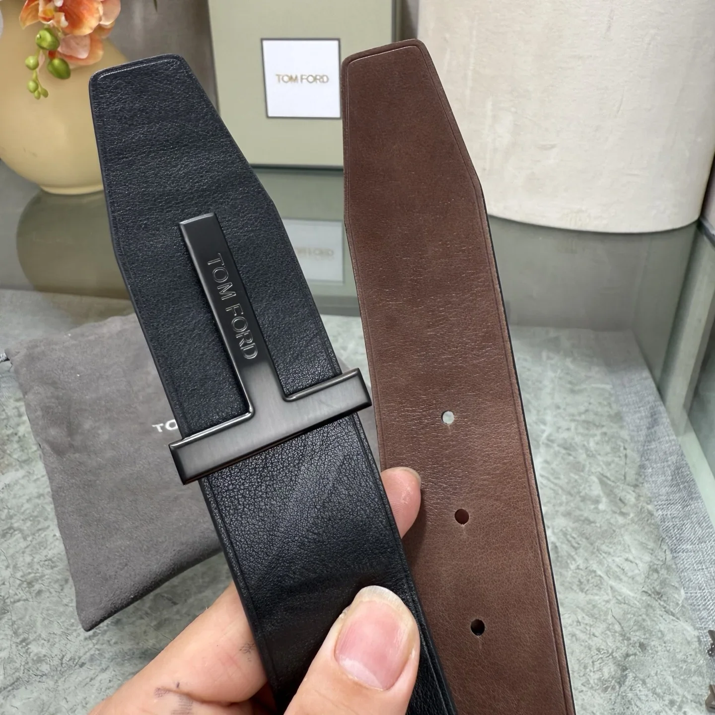TOM FORD Belts Leather 170202607050779 - Image 8