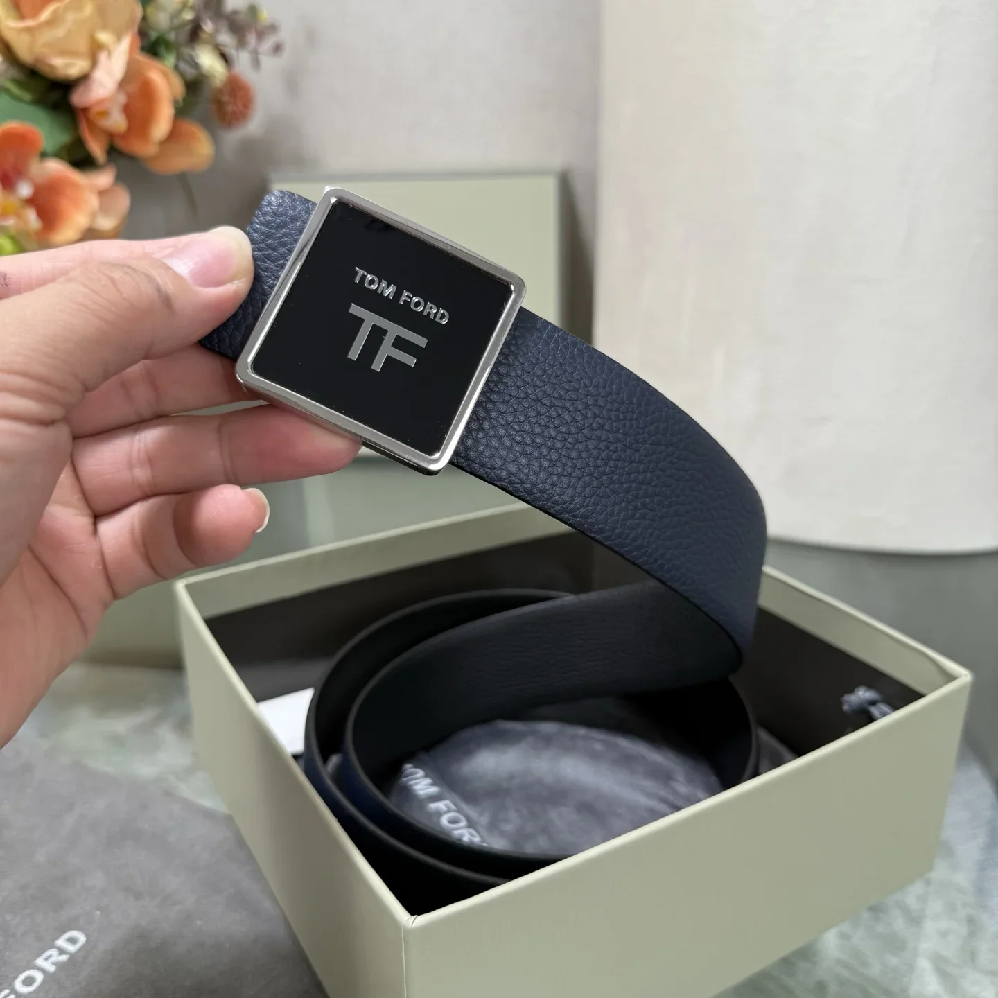TOM FORD Belts Top Grain Leather 170202607050791 - Image 7