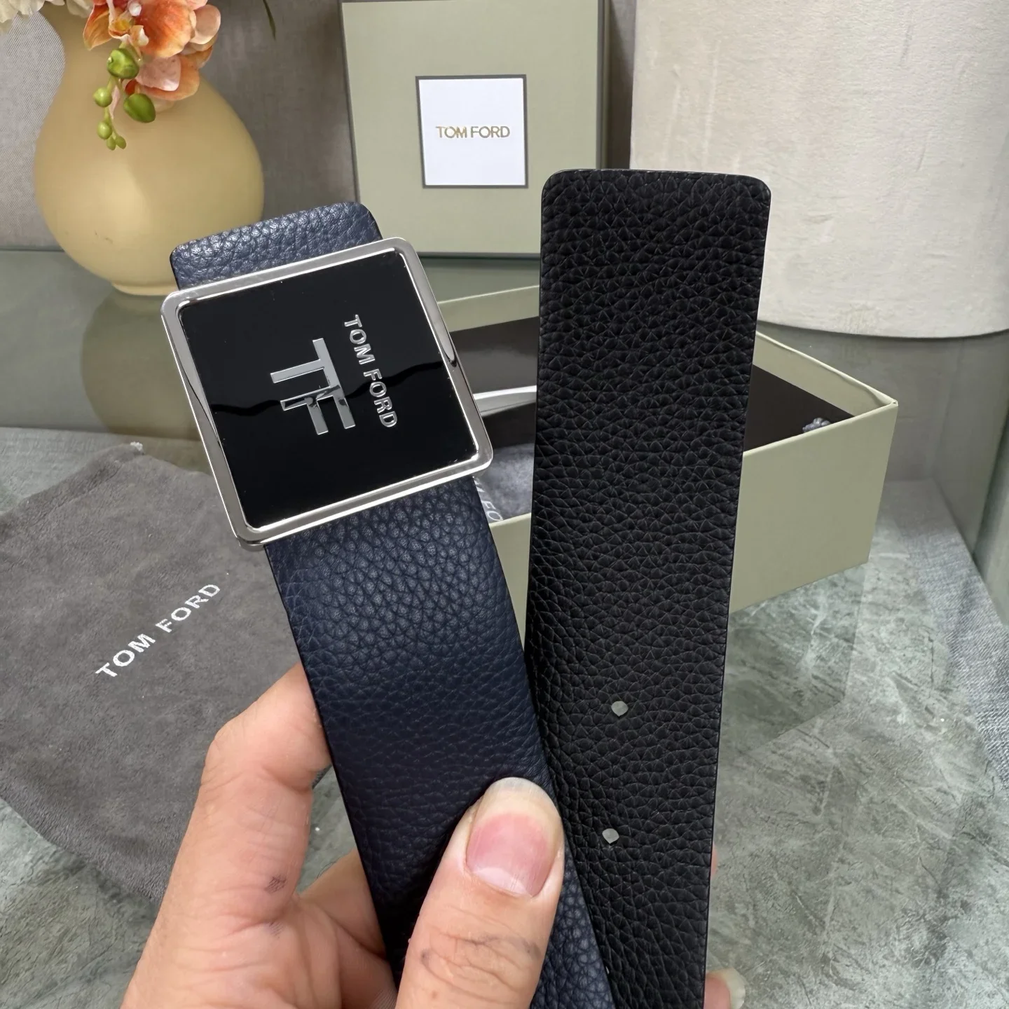 TOM FORD Belts Top Grain Leather 170202607050791 - Image 8