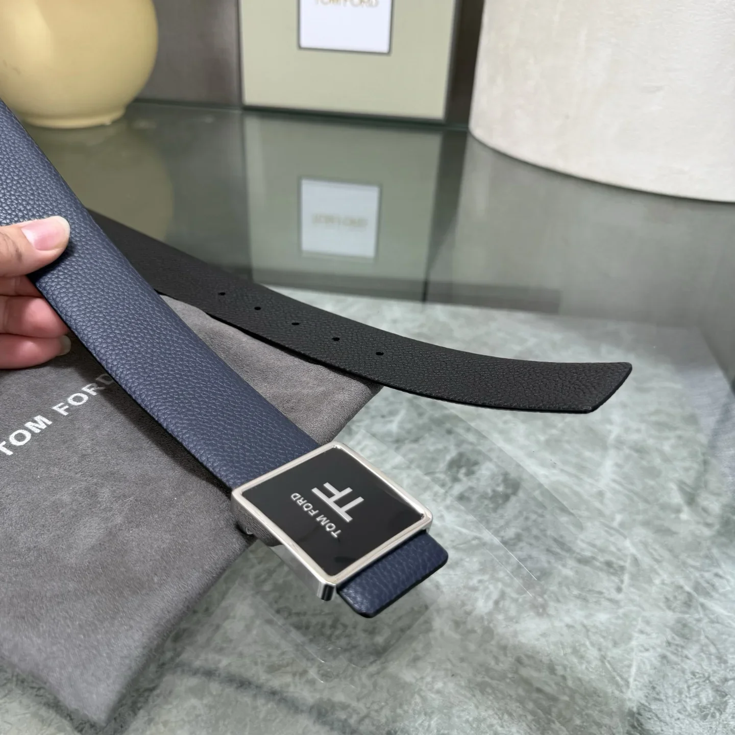 TOM FORD Belts Top Grain Leather 170202607050791 - Image 9