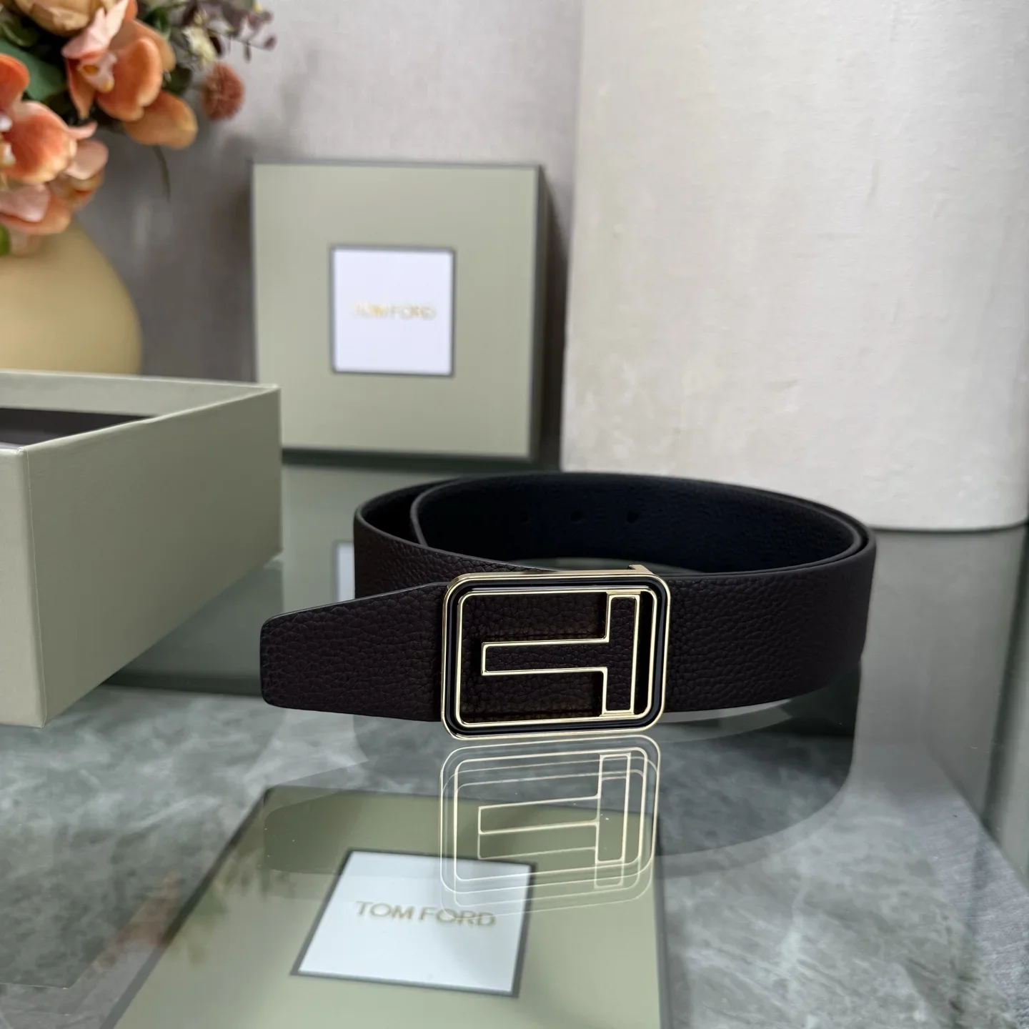 TOM FORD Belts Top Grain Leather 170202607050795 - Image 2