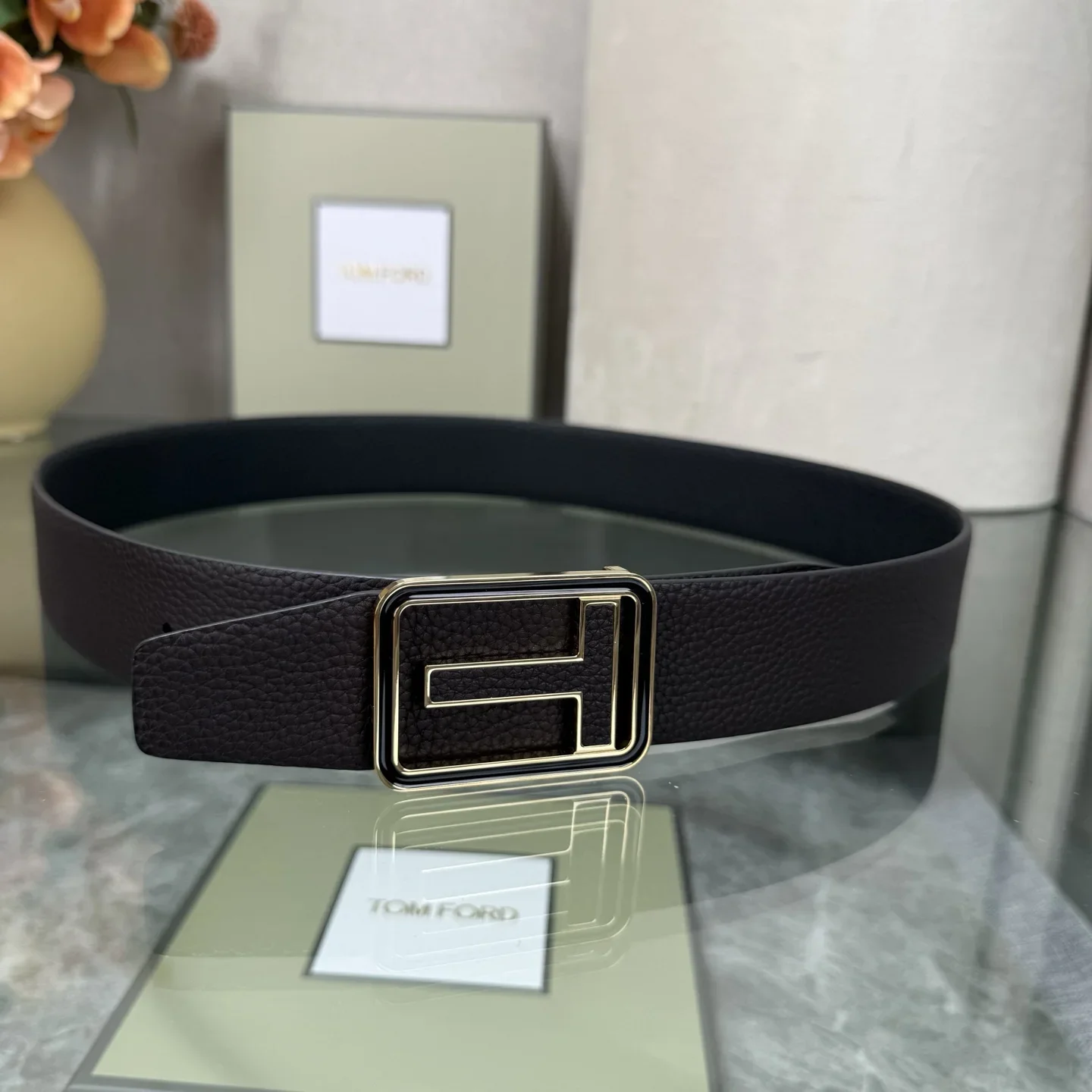 TOM FORD Belts Top Grain Leather 170202607050795 - Image 3
