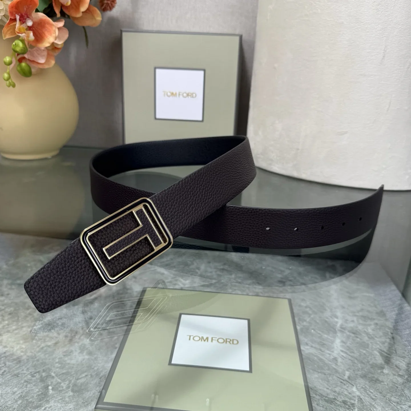 TOM FORD Belts Top Grain Leather 170202607050795 - Image 4
