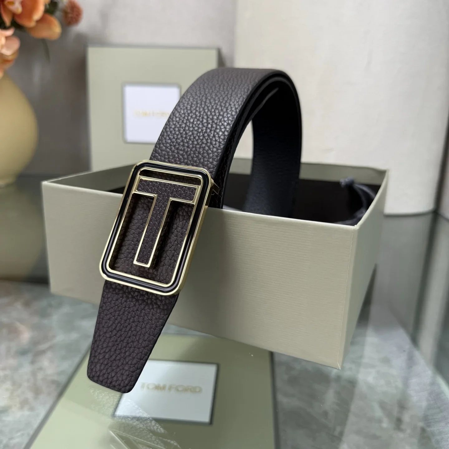 TOM FORD Belts Top Grain Leather 170202607050795 - Image 6