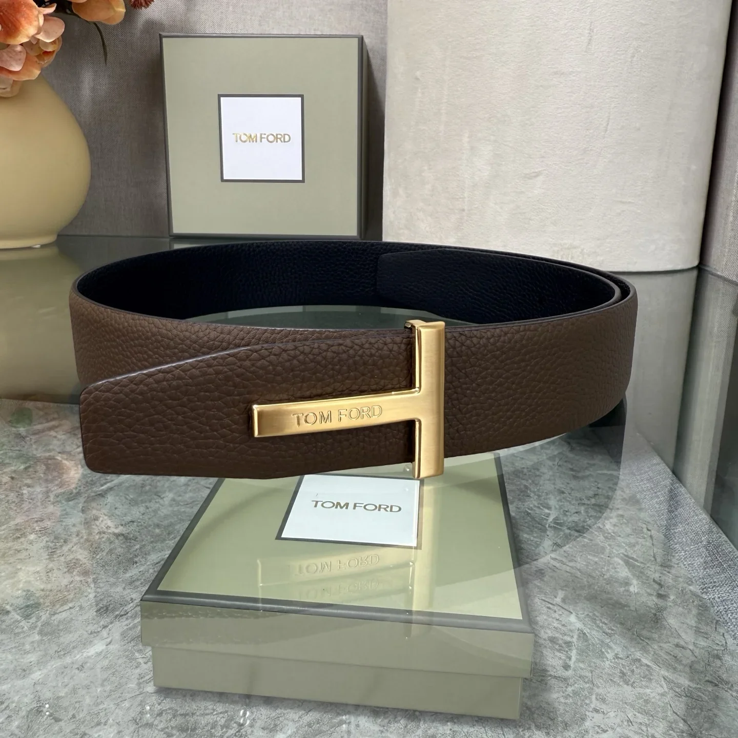TOM FORD Belts Top Grain Leather 170202607050798 - Image 2