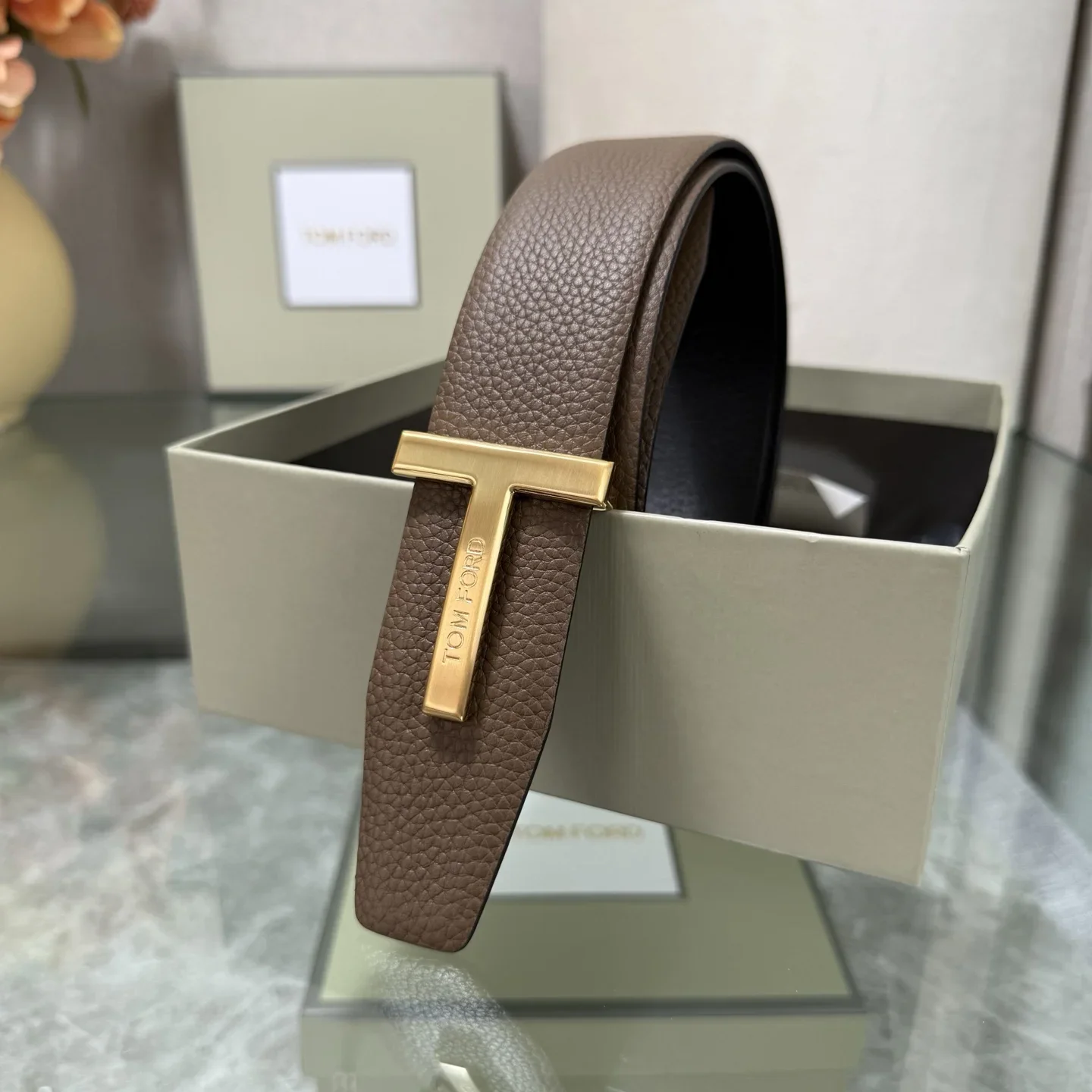 TOM FORD Belts Top Grain Leather 170202607050798 - Image 6