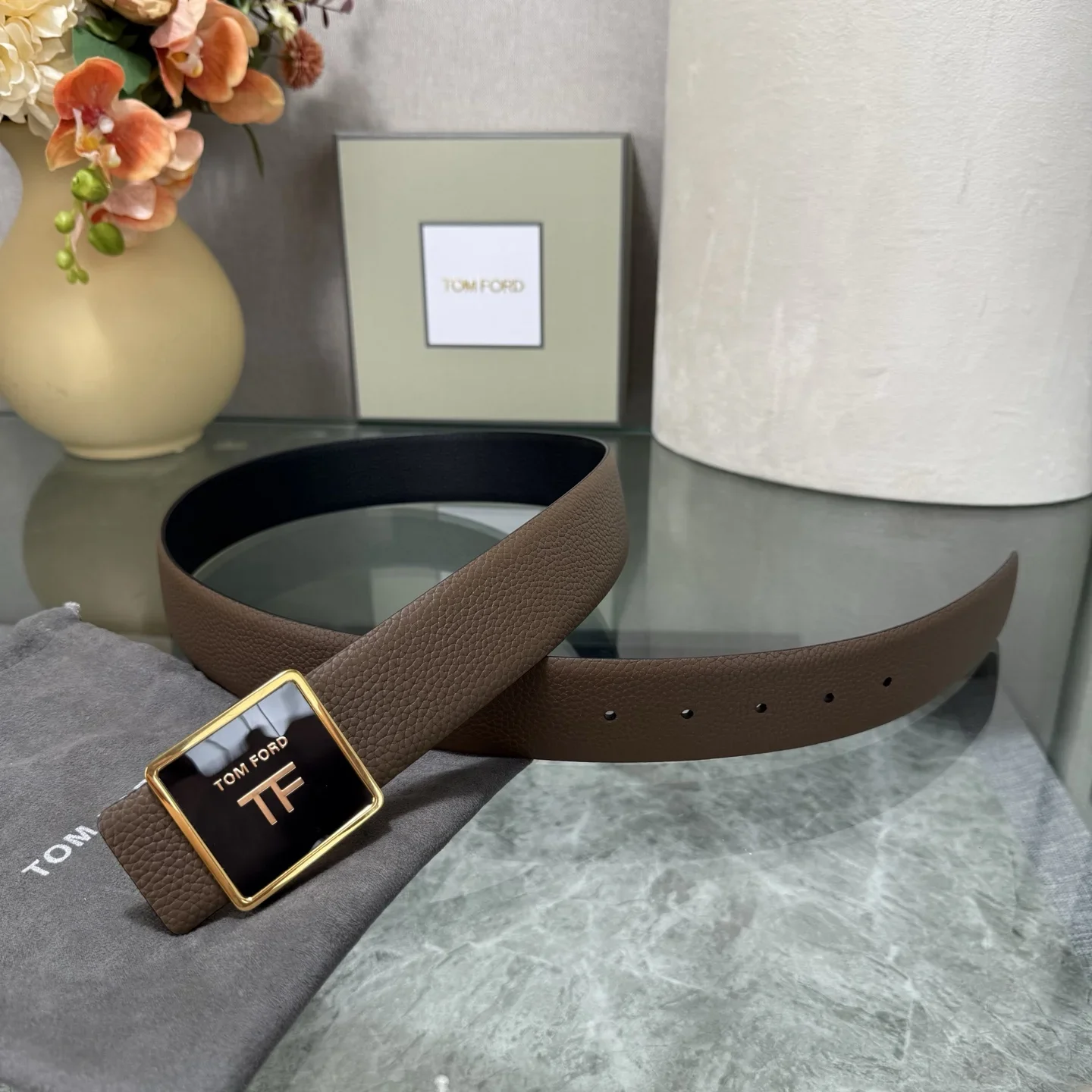 TOM FORD Belts Top Grain Leather 170202607050807 - Image 4