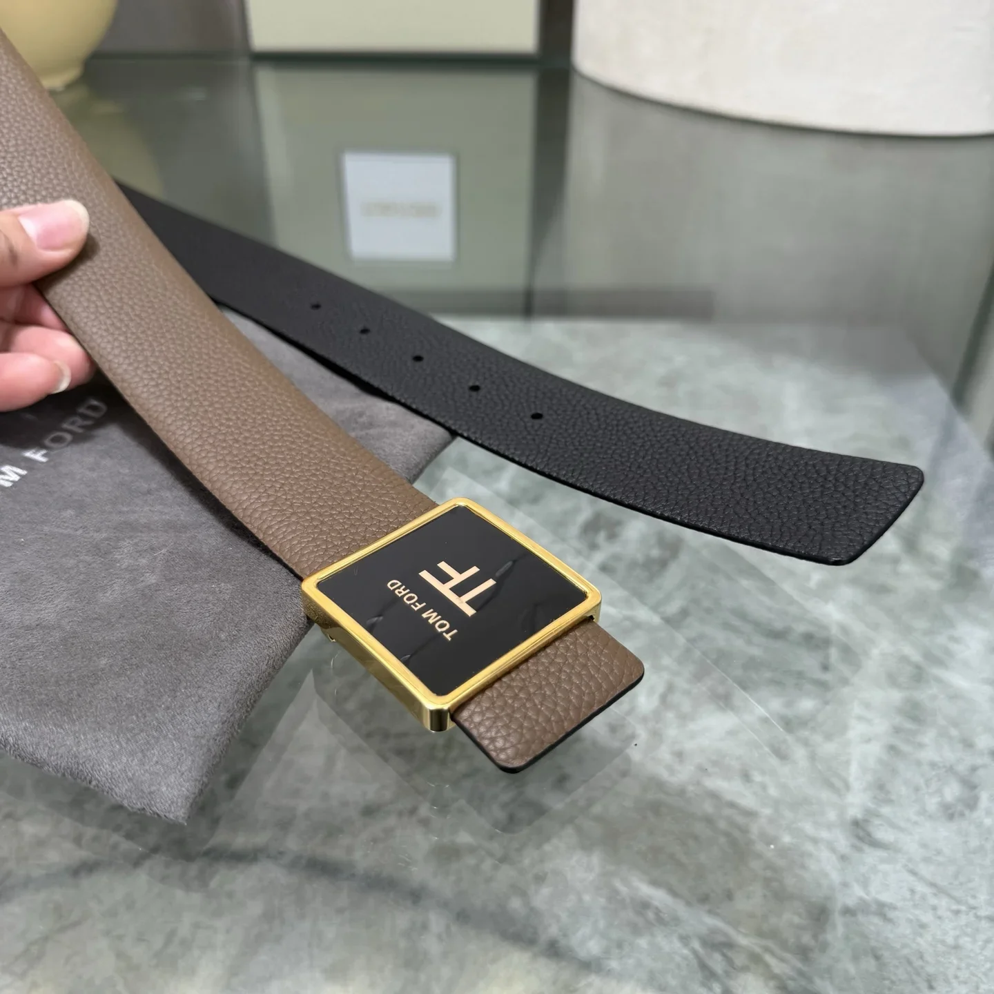 TOM FORD Belts Top Grain Leather 170202607050807 - Image 5