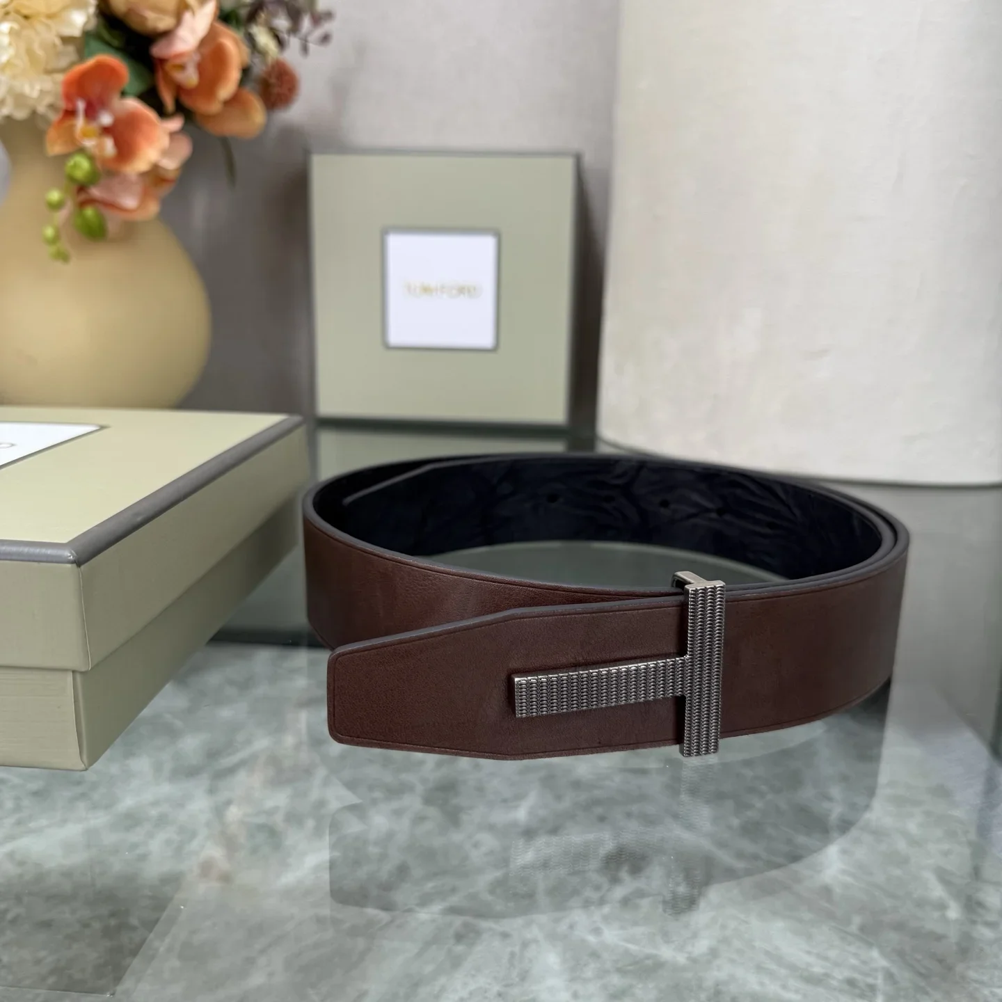 TOM FORD Belts Top Grain Leather 180202607050787 - Image 2