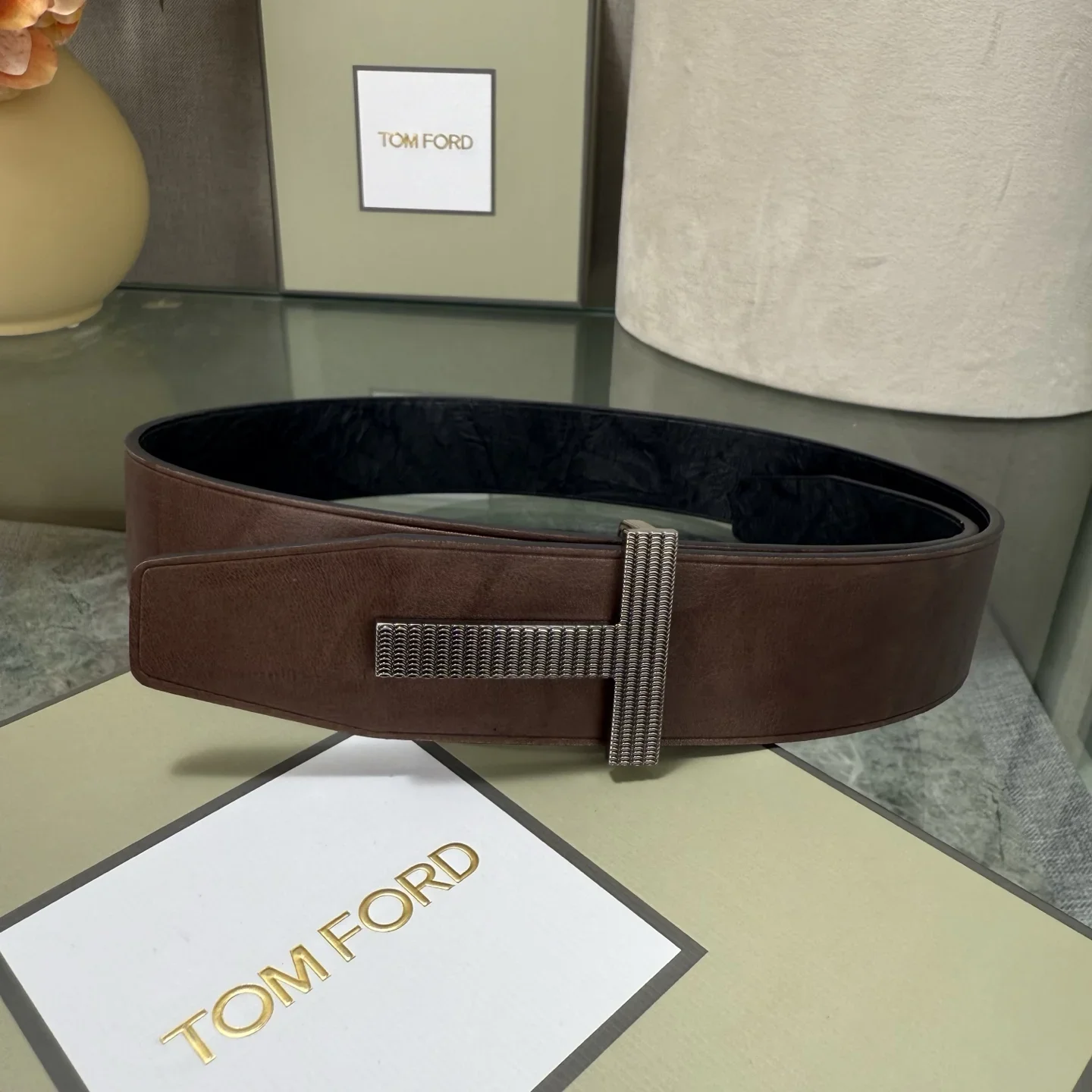 TOM FORD Belts Top Grain Leather 180202607050787 - Image 3