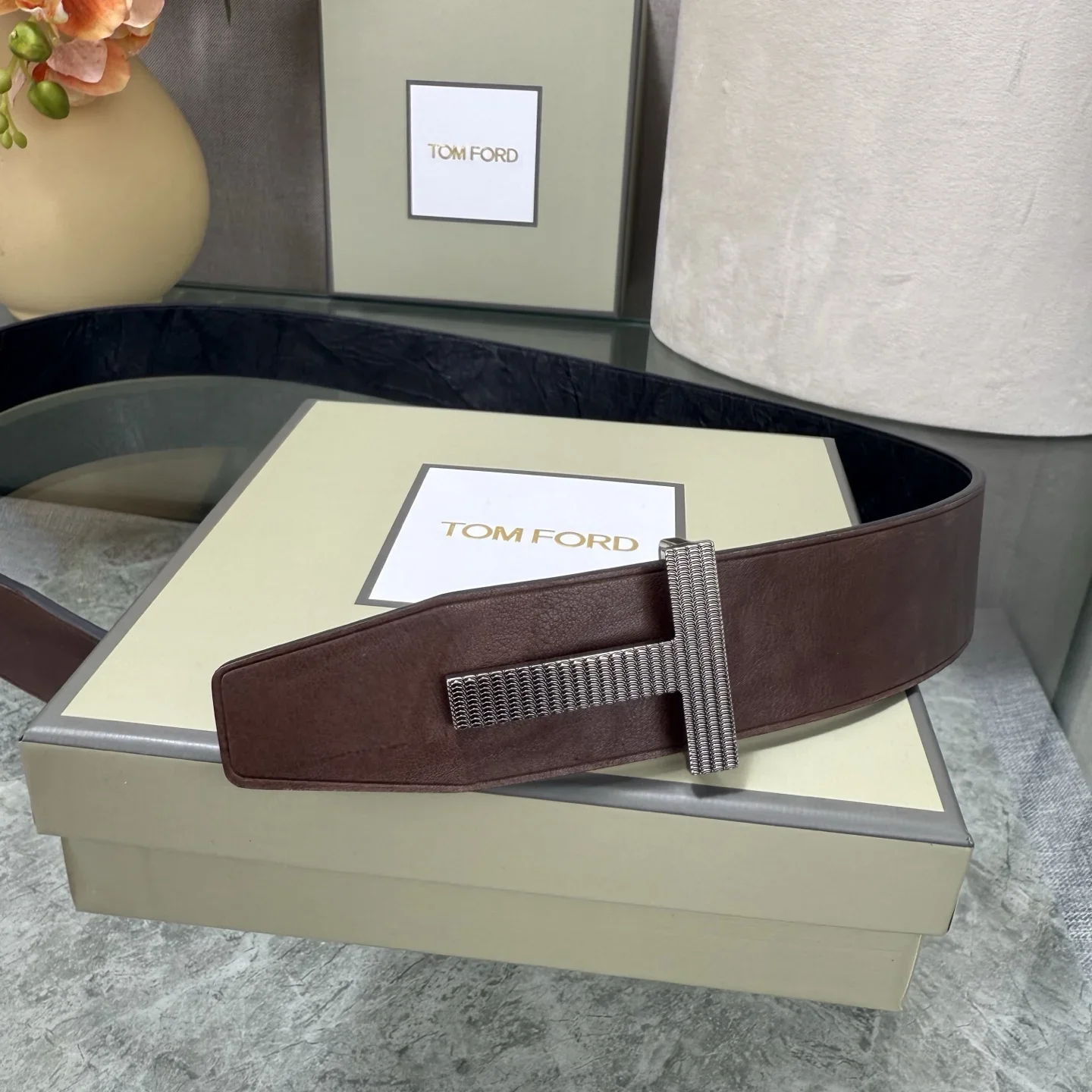 TOM FORD Belts Top Grain Leather 180202607050787 - Image 4