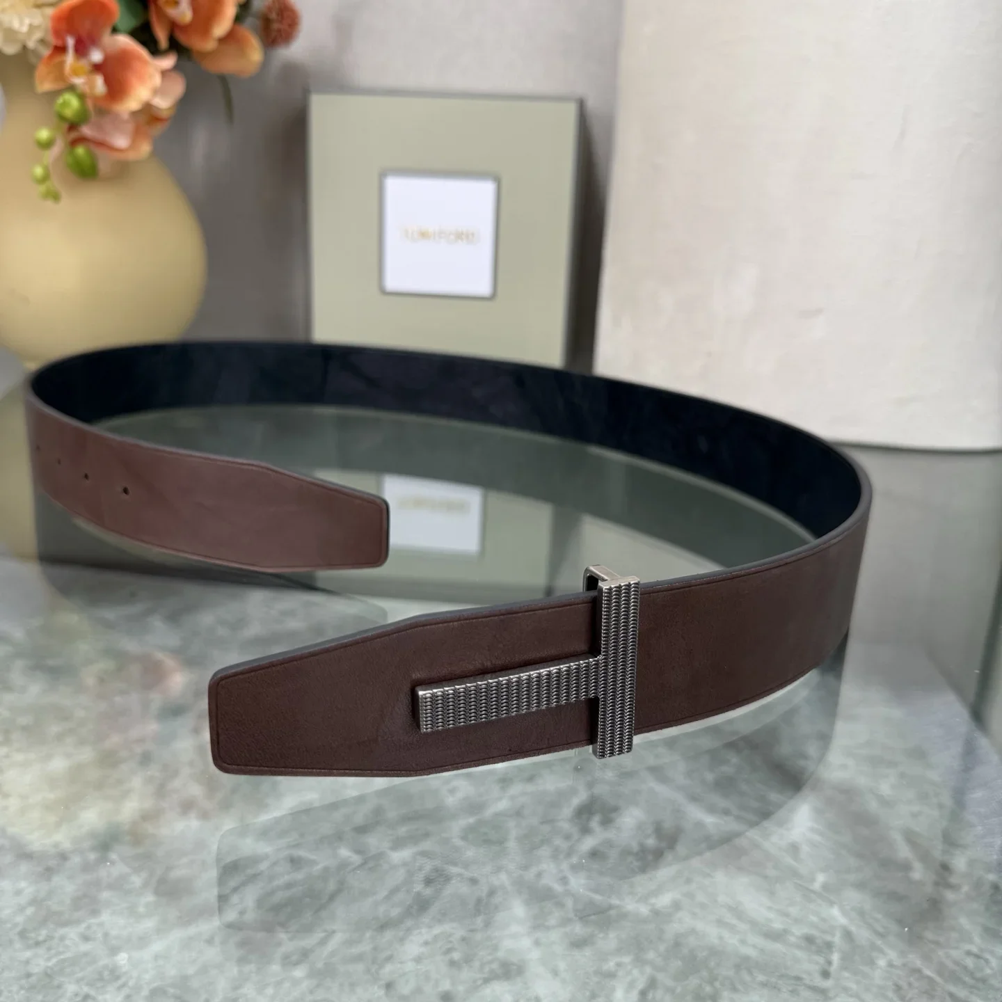 TOM FORD Belts Top Grain Leather 180202607050787 - Image 7