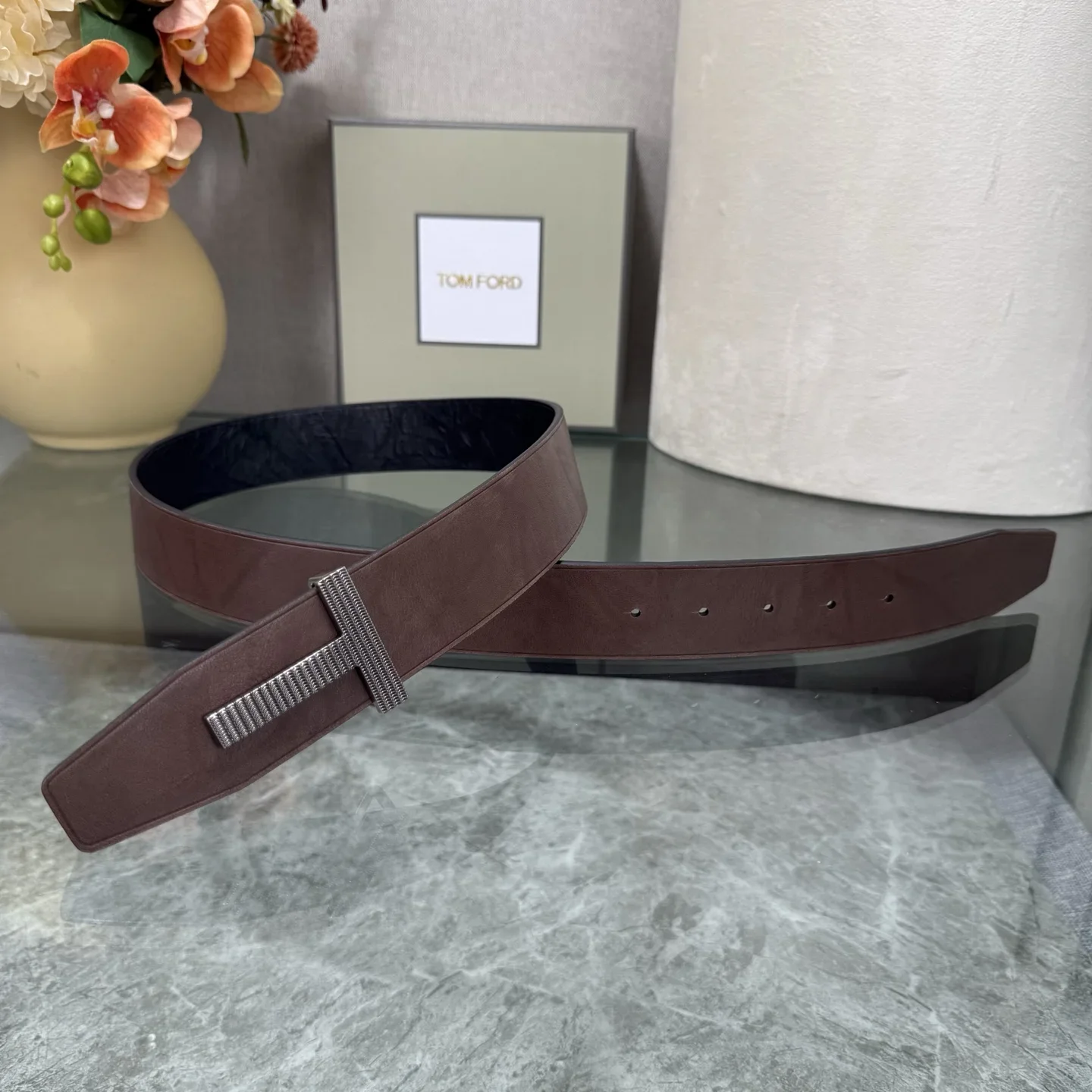 TOM FORD Belts Top Grain Leather 180202607050787 - Image 9