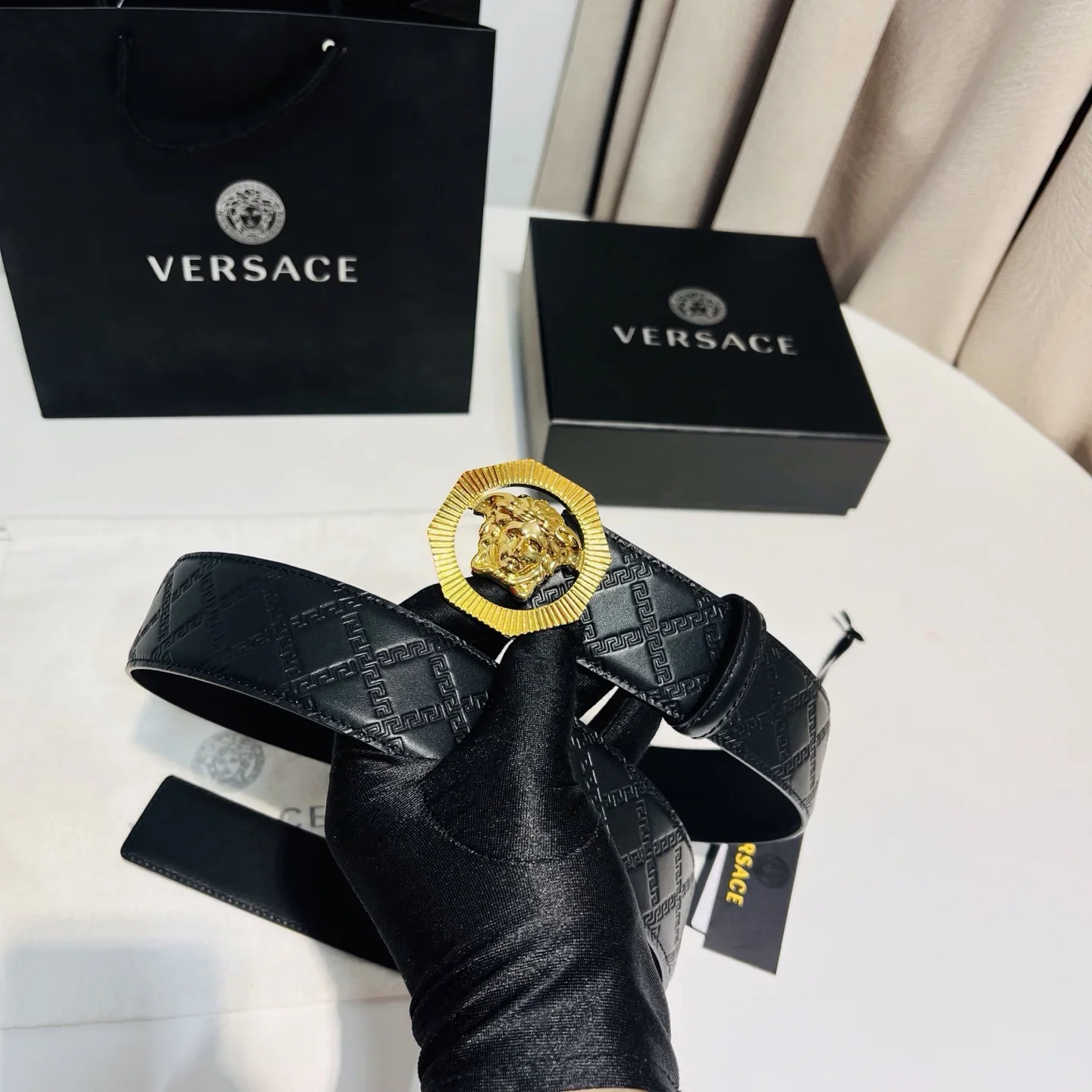 VERSACE Belts 4.0cm Width 160202607050842 - Image 4