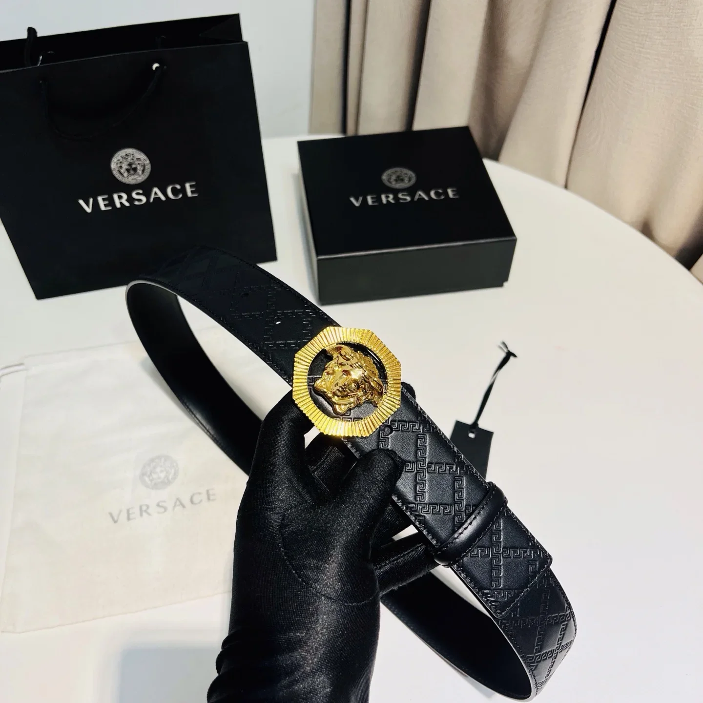 VERSACE Belts 4.0cm Width 160202607050842 - Image 6