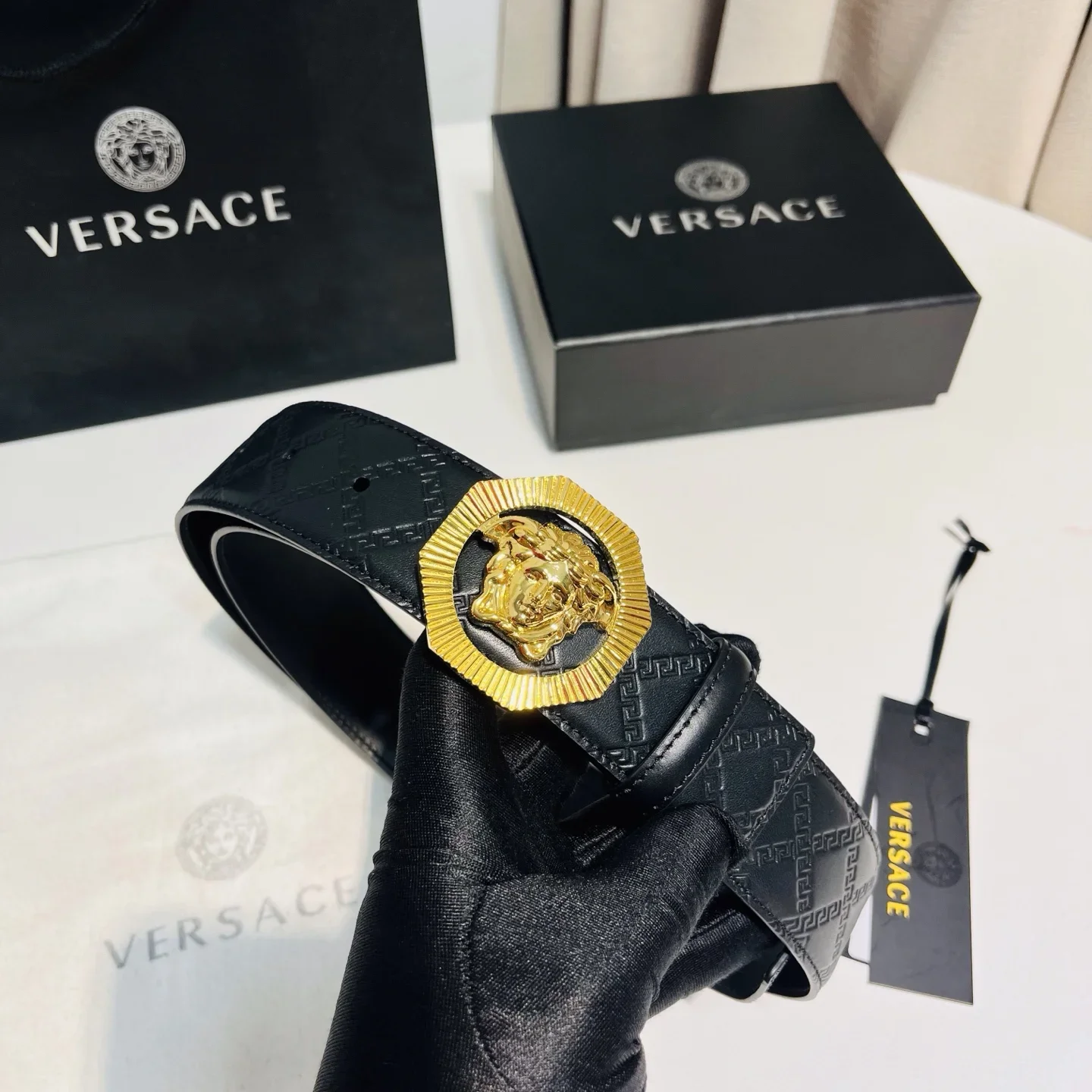 VERSACE Belts 4.0cm Width 160202607050842 - Image 7