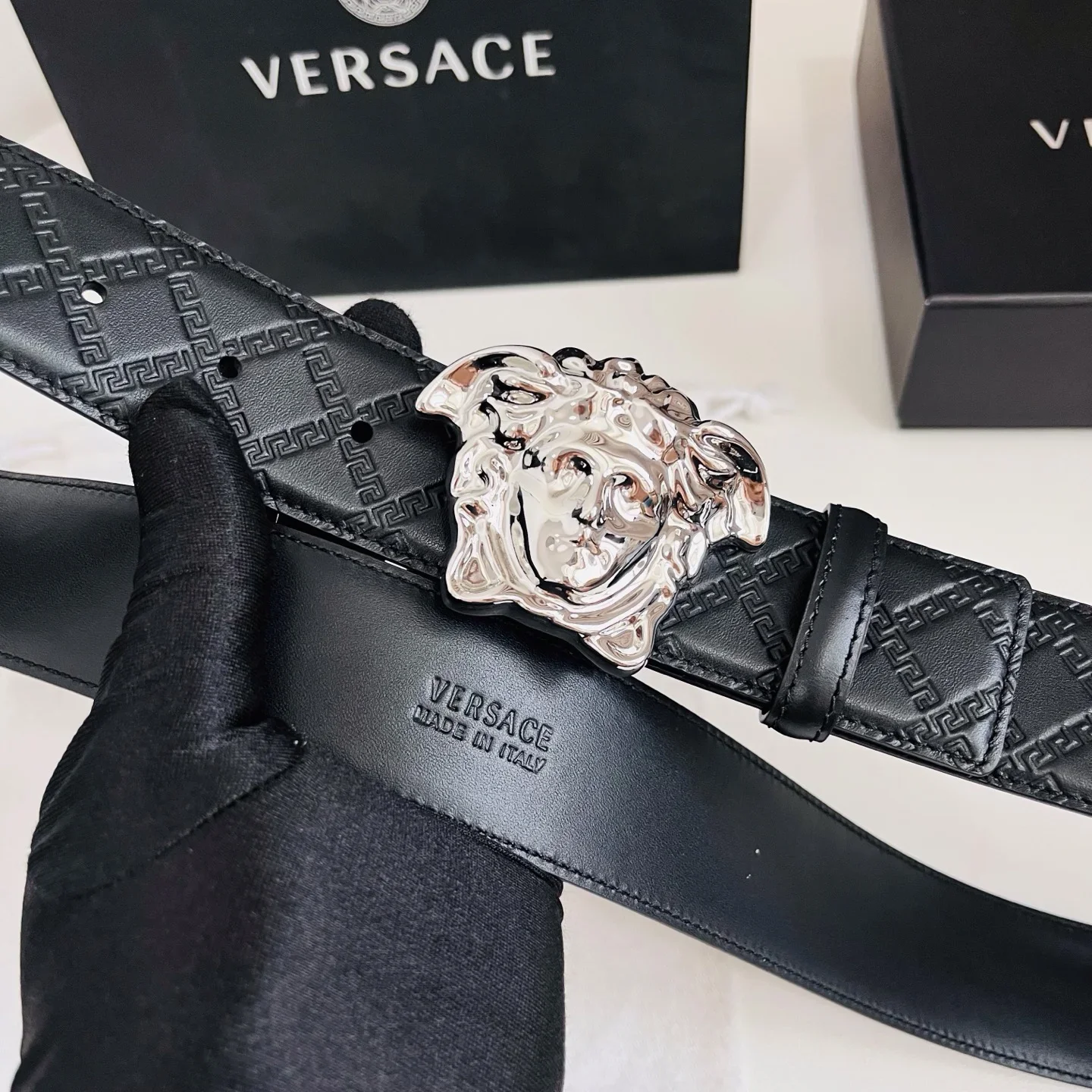 VERSACE Belts 4.0cm Width 160202607050844 - Image 5