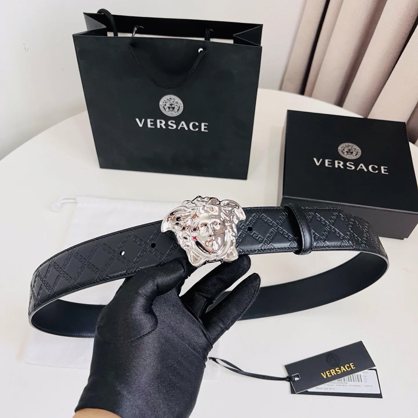 VERSACE Belts 4.0cm Width 160202607050844 - Image 7