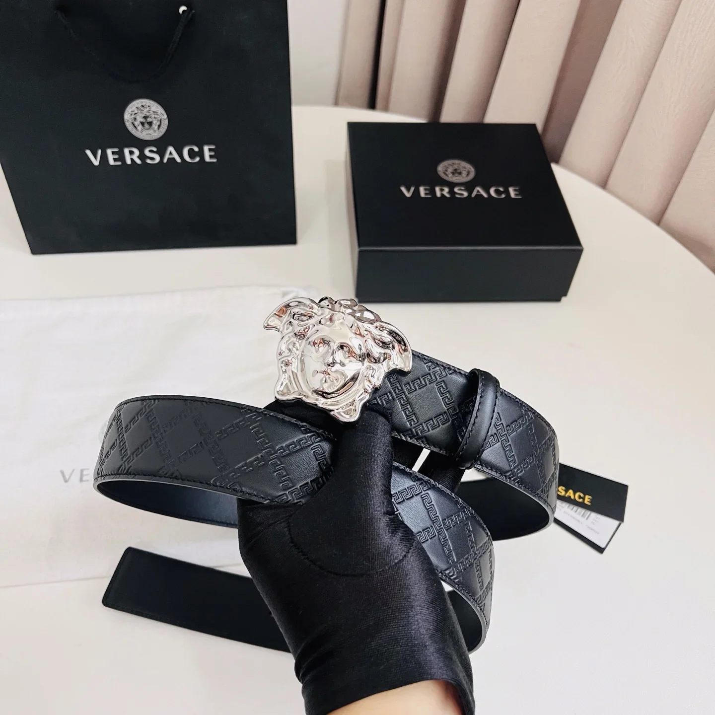 VERSACE Belts 4.0cm Width 160202607050844 - Image 8
