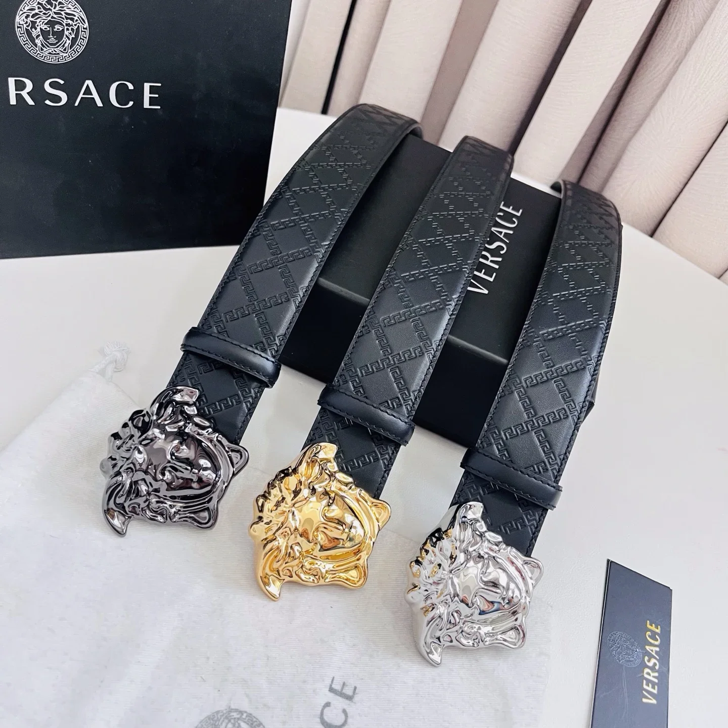 VERSACE Belts 4.0cm Width 160202607050844 - Image 9