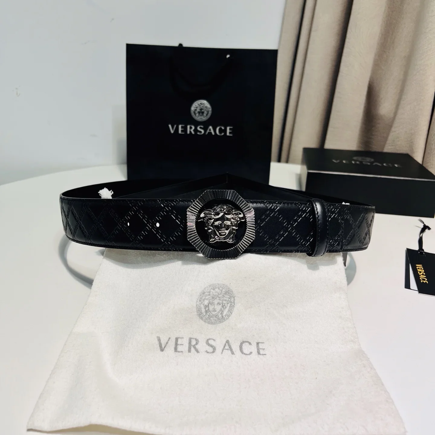 VERSACE Belts Leather 4.0cm Width 160202607050846