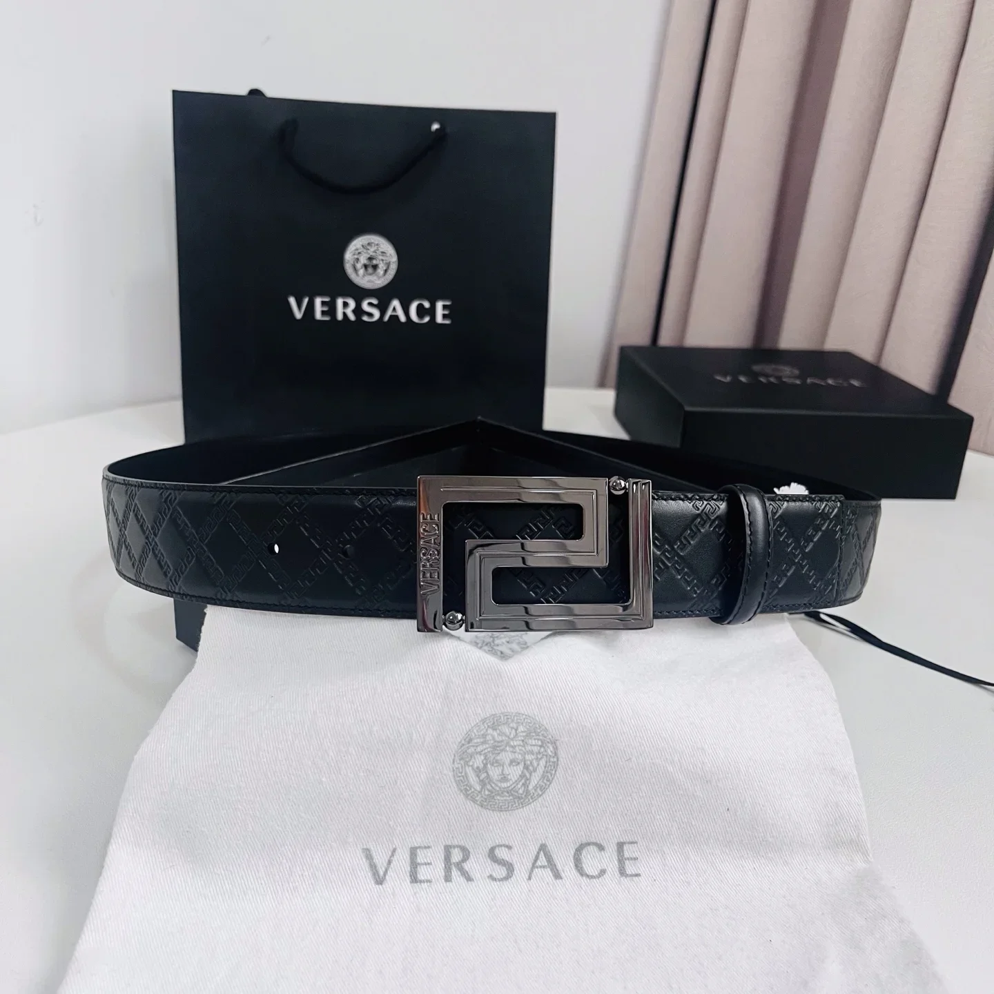 VERSACE Belts Leather 4.0cm Width 170202607050841