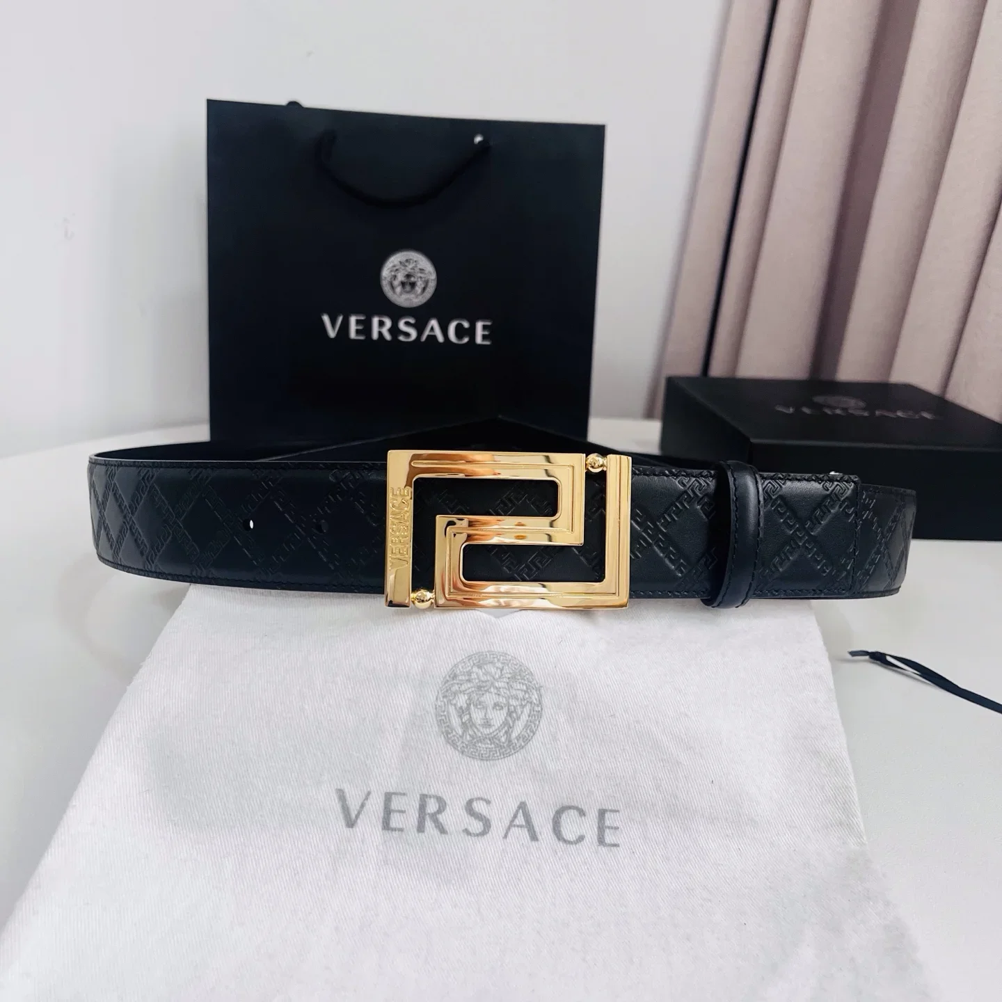 VERSACE Belts Leather 4.0cm Width 170202607050843