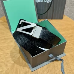 ZEGNA Belts Calf Leather 3.5cm Width 170202607050850