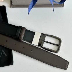 ZEGNA Belts Calf Leather 3.5cm Width 170202607050853