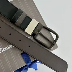 ZEGNA Belts Calf Leather 3.5cm Width 170202607050854