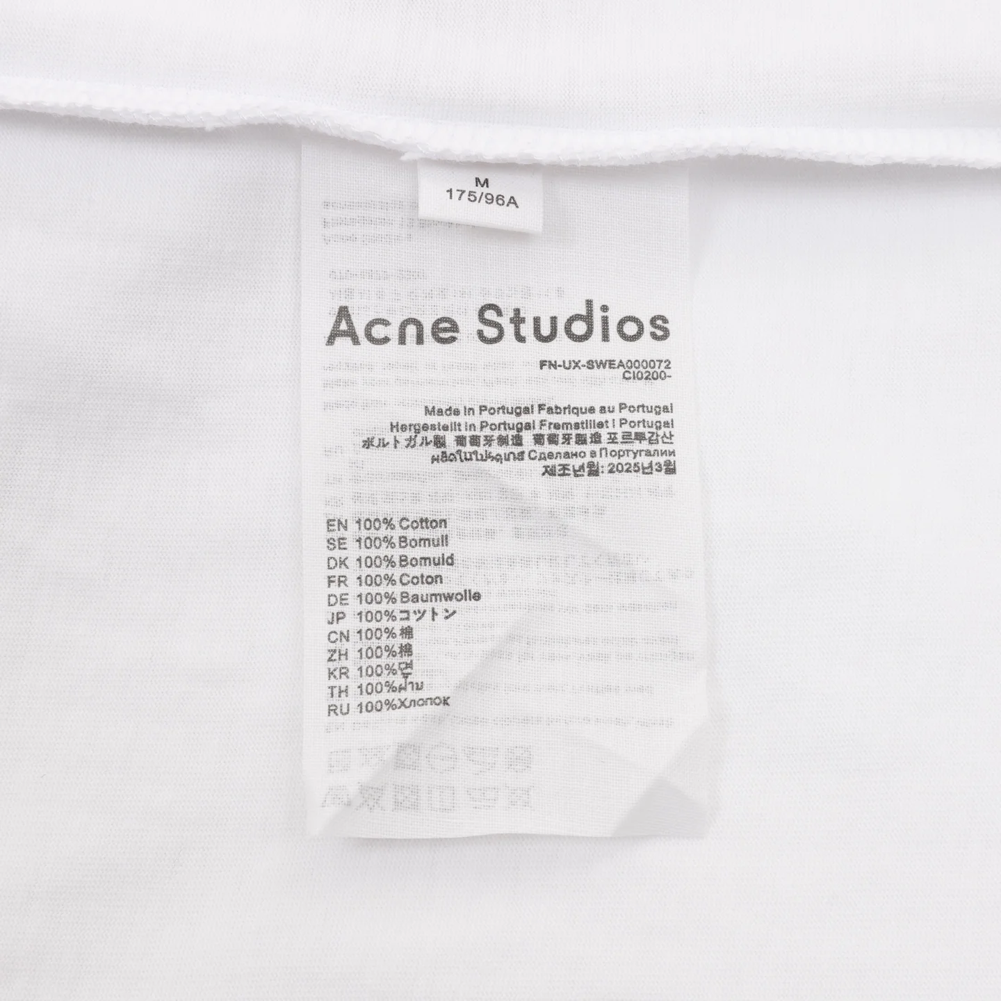 ACNE STUDIOS T-shirts Cotton S-XL A50202608030212 - Image 9