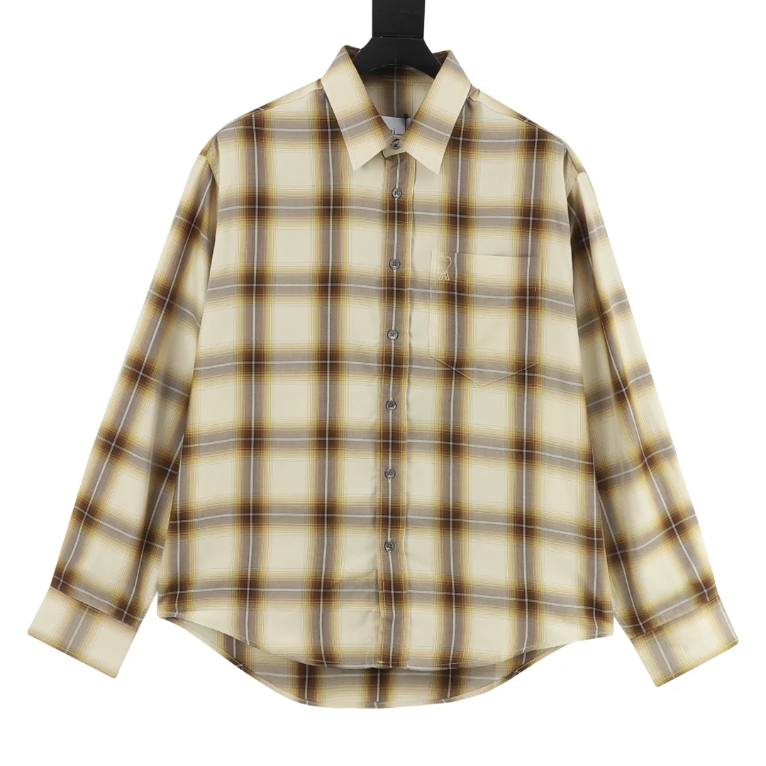 AMI Shirts Lyocell Canvas 38-41 B70202608030004