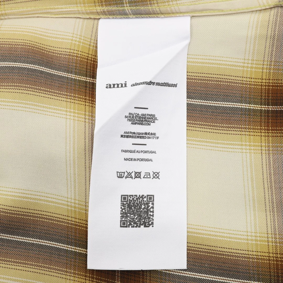 AMI Shirts Lyocell Canvas 38-41 B70202608030004 - Image 3