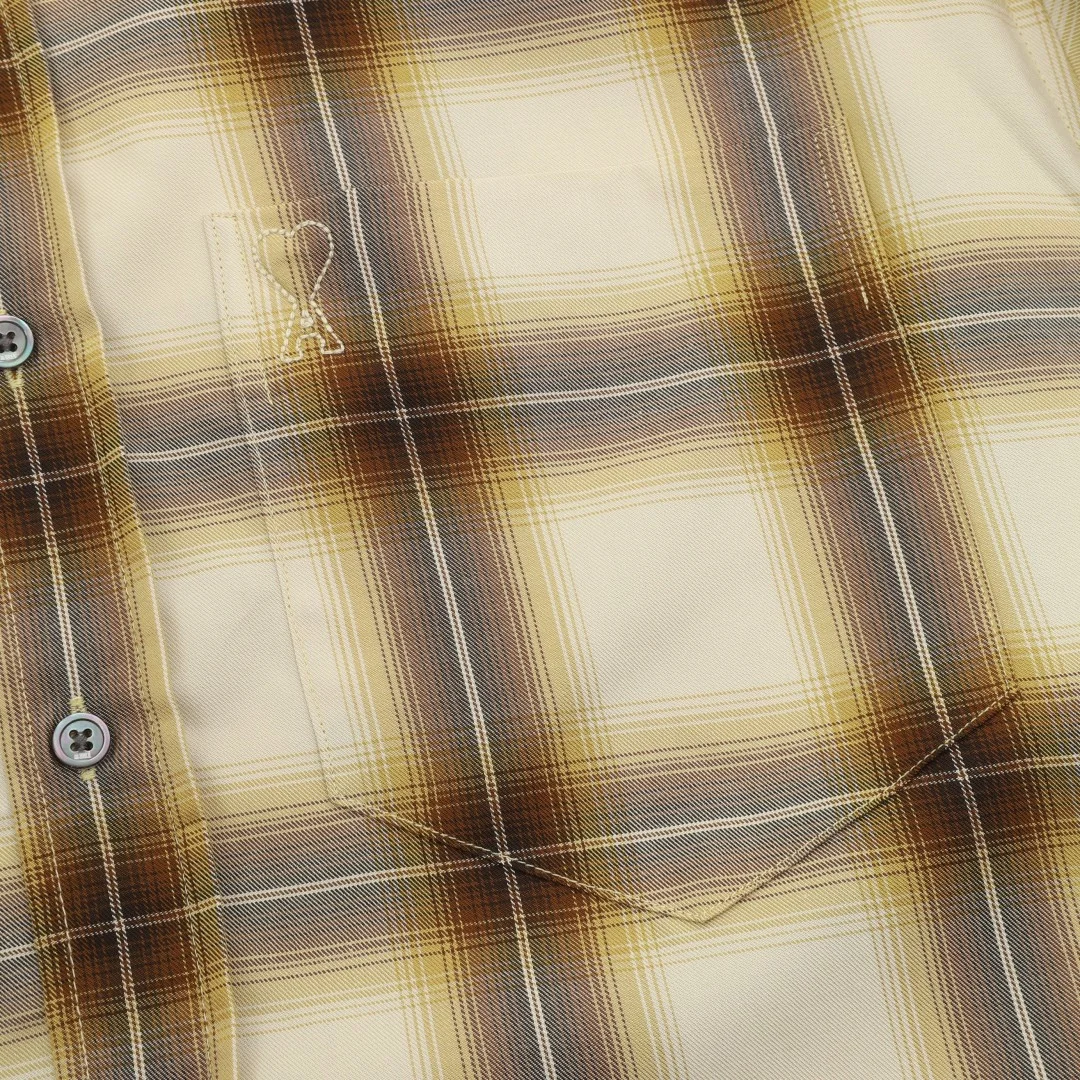 AMI Shirts Lyocell Canvas 38-41 B70202608030004 - Image 5