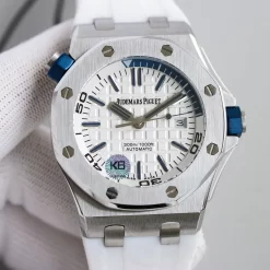 Alternative view of AUDEMARS PIGUET Royal Oak Offshore Automatic 15703 (White-Blue Dial) 42mm A400202608050327
