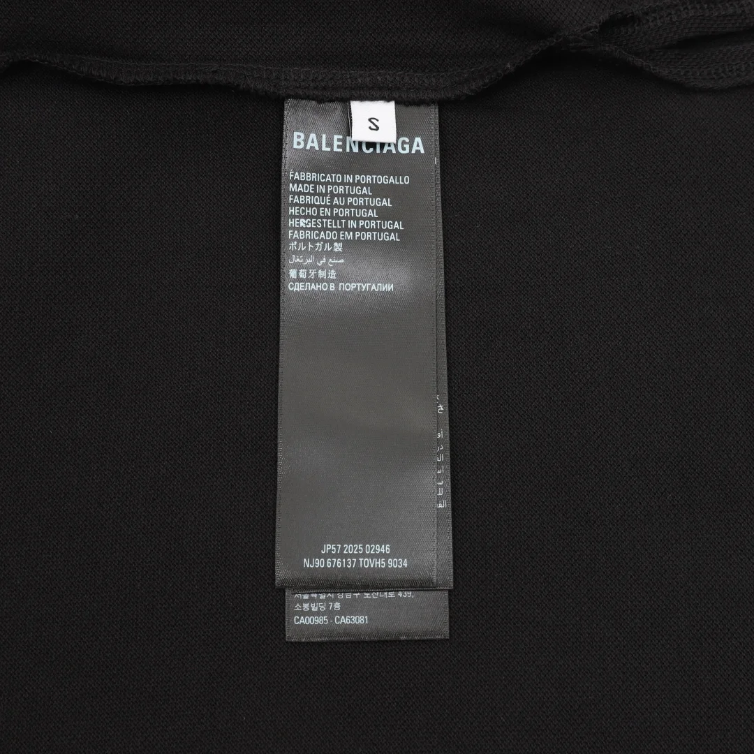 BALENCIAGA Polos Cotton Pique S-XL A40202608030107 - Image 3