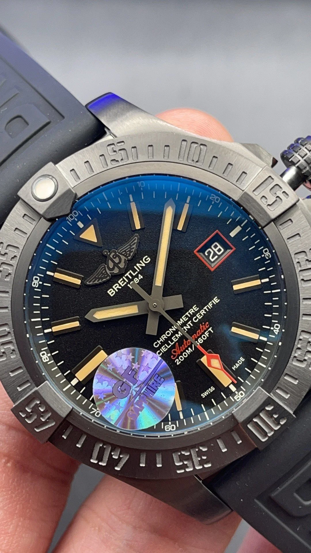 BREITLING Superocean Automatic (Black-Blue Dial) 44mm GF A650202608050114 - Image 4