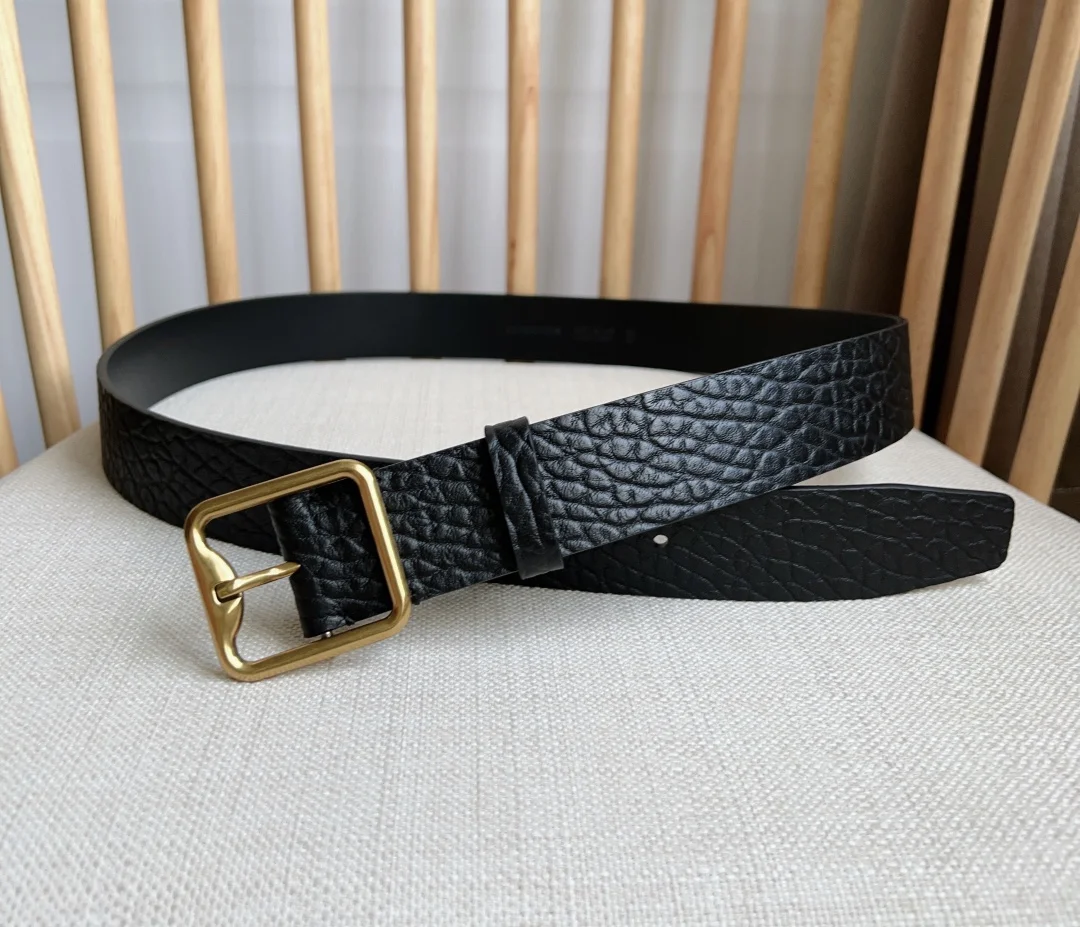 BURBERRY Belts Calf Leather 3.5cm Width A80202608050135 - Image 4