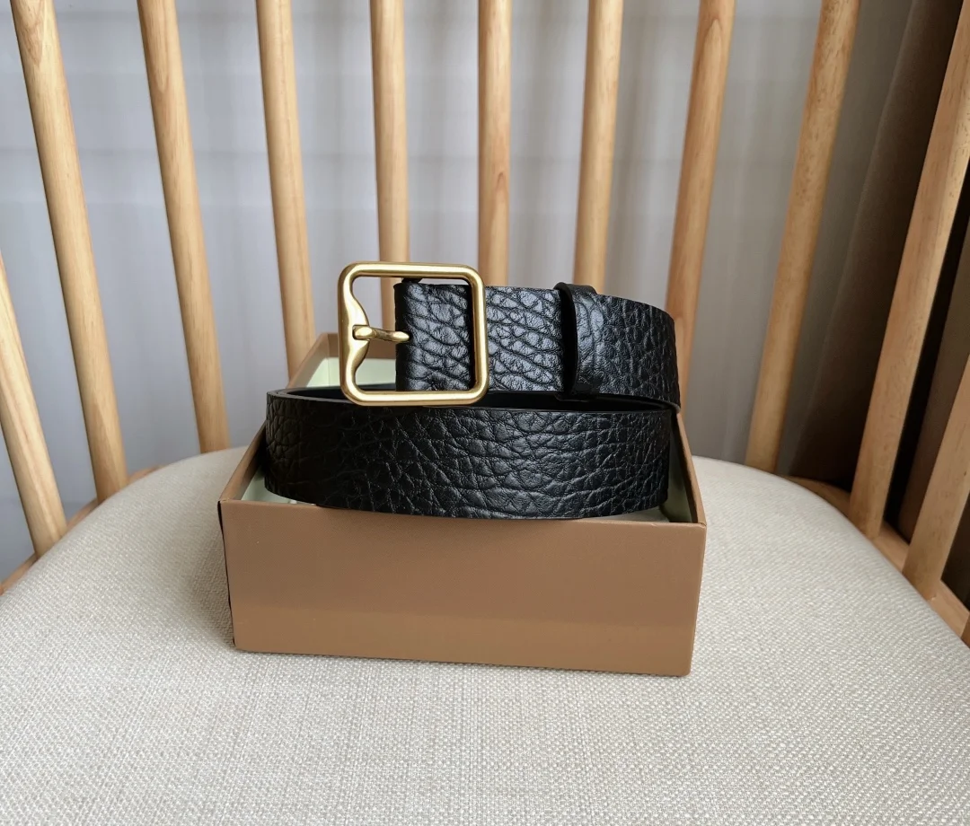 BURBERRY Belts Calf Leather 3.5cm Width A80202608050135 - Image 5