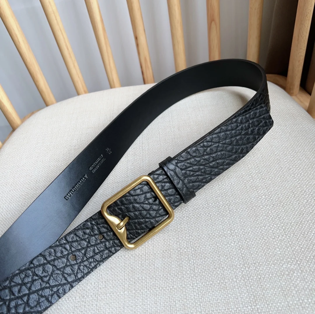 BURBERRY Belts Calf Leather 3.5cm Width A80202608050135 - Image 8