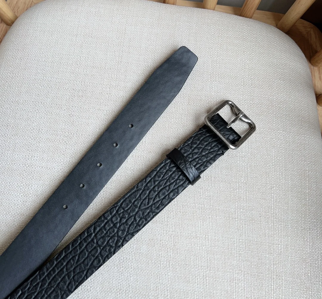 BURBERRY Belts Smooth Calf Leather 3.5cm Width A80202608050134 - Image 6
