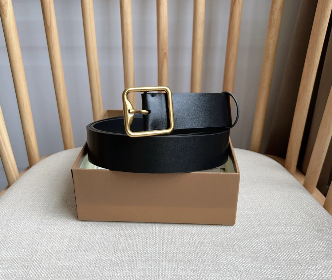 BURBERRY Belts Smooth Calfskin 3.5cm Width A80202608050137 - Image 5