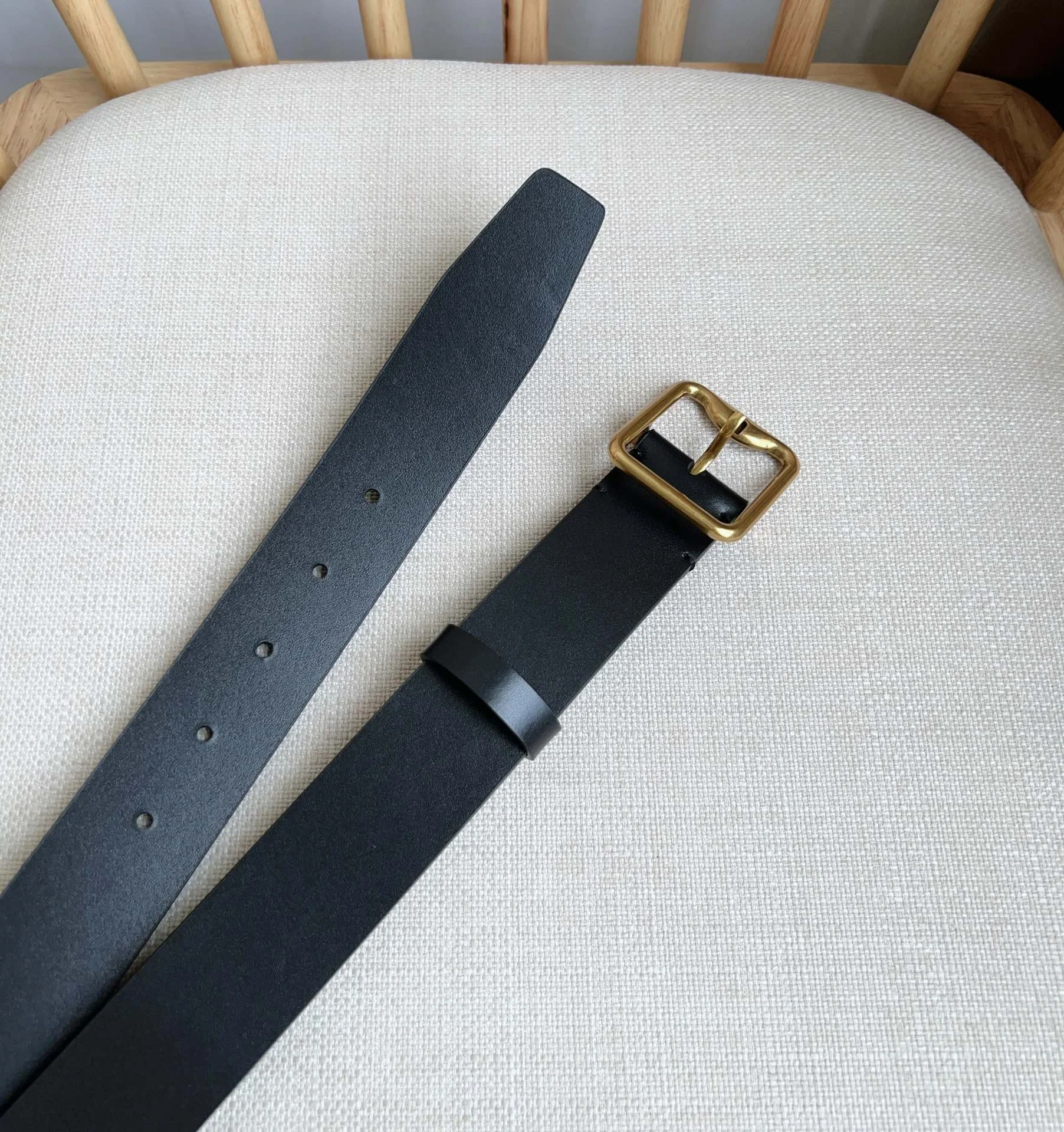 BURBERRY Belts Smooth Calfskin 3.5cm Width A80202608050137 - Image 6