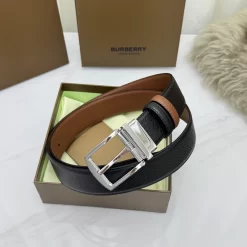 BURBERRY Belts Top Layer Leather 3.5cm Width A60202608050661