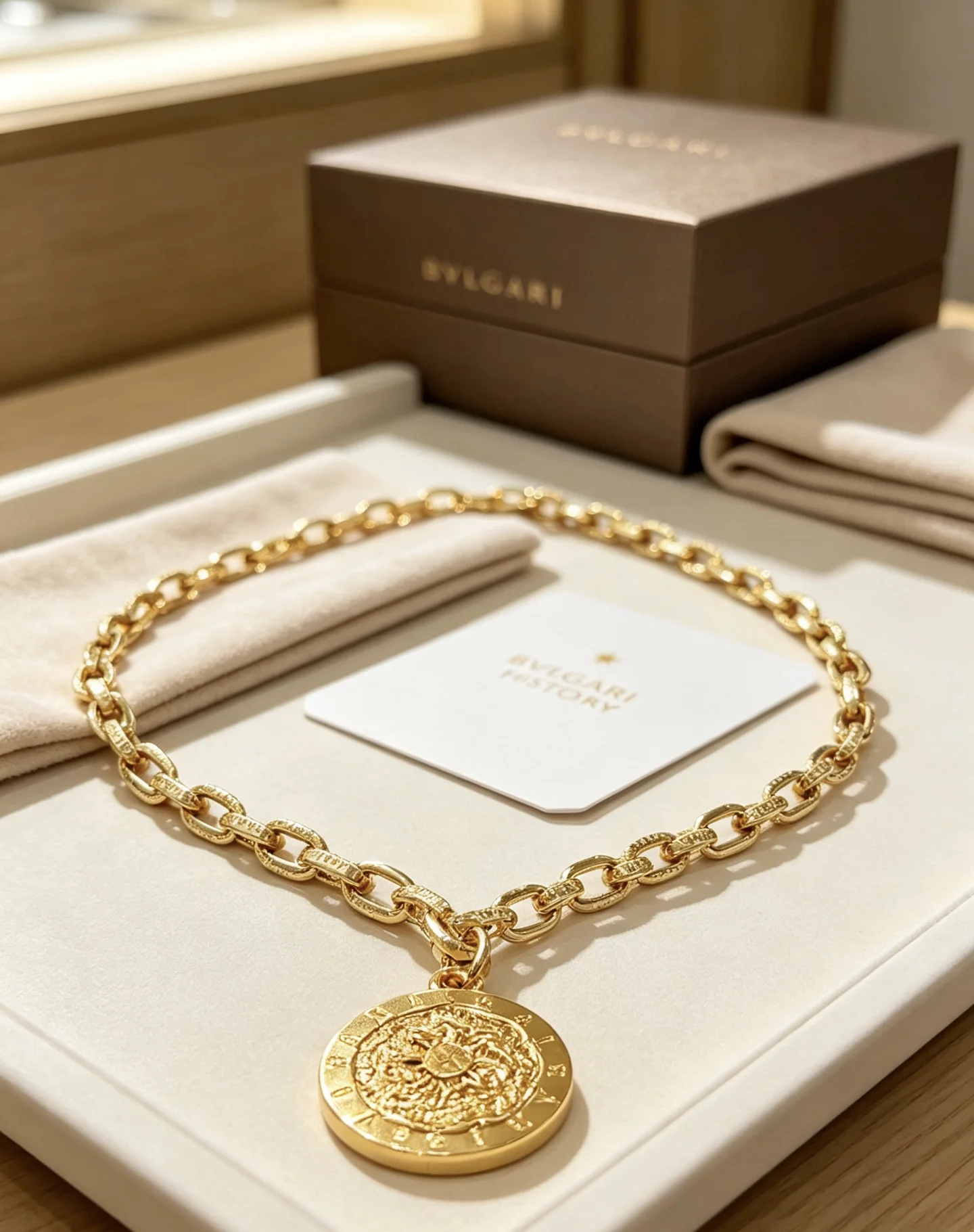 BVLGARI Necklaces 18K Gold 60CM A35202608050046 - Image 4
