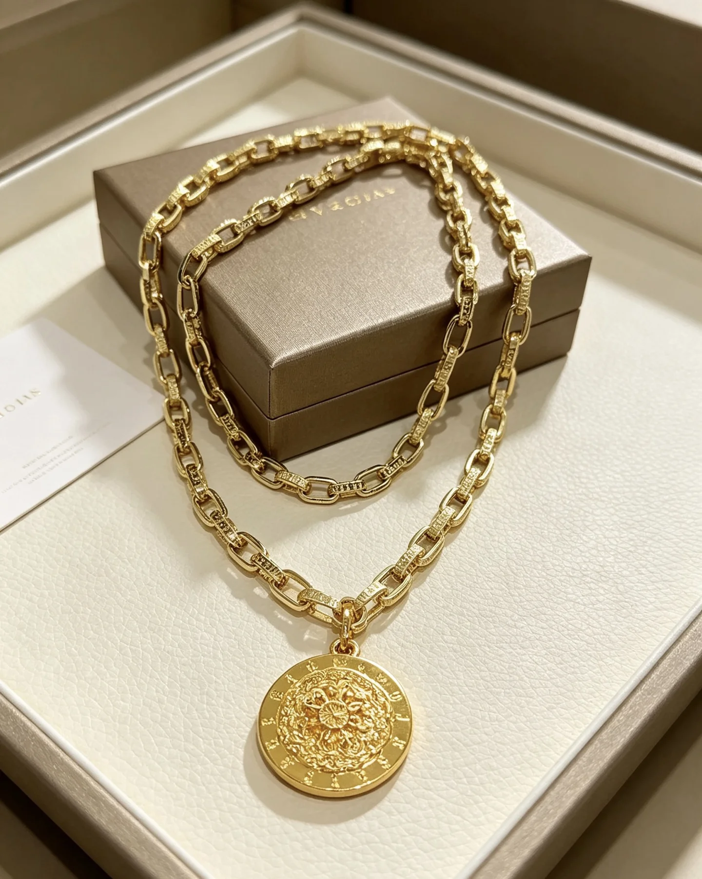 BVLGARI Necklaces 18K Gold 60CM A35202608050046 - Image 7